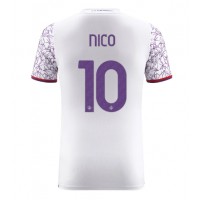 Pánský Fotbalový dres Fiorentina Nicolas Gonzalez #10 2023-24 Venkovní Krátký Rukáv